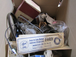 lot 249 image: Vintage Car Parts