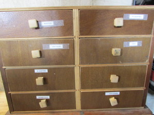lot 258 image: Drawer Storage Unit