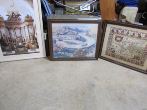 lot 268 image: VintageAntique Wall Art