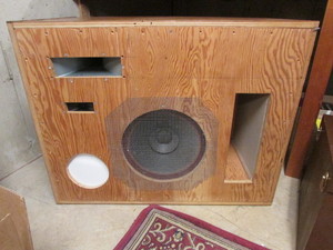 lot 303 image: Large Speakers