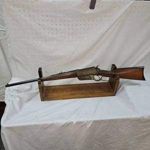lot 5 image: Winchester 1895 Original 30 U.S. Caliber, Flat Side, Short Rifle