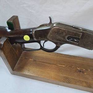 lot 38 image: Winchester 1873 Lever, 44 WCF, Very Nice Patina Condition
