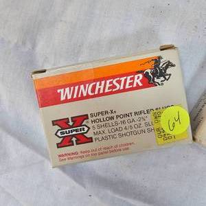 lot 64 image: Winchester 16ga slugs, 2 Boxes Full