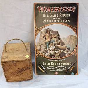 lot 80 image: Greer Original 1940s Bait Box Very Neat Wooden Built