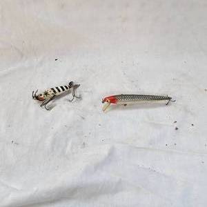 lot 147 image: Heddon Wood Cobra Red Head and Rare  EGER Bably Dillenger