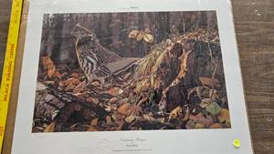 lot 322 image: Autumn Magic, Bruce Miller, 38856000, MN Ducks Unlimited Sponser Print of the Year 1997