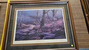 lot 318 image: Leaving the Sanctuary, 471960. Pencil Signed, Terry Redlin