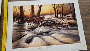 lot 287 image: Browsing, Terry Redlin, 205960, pencil Signed