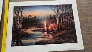 lot 285 image: Twilight Glow, Terry Redlin,205960, Pencil Signed