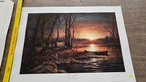 lot 284 image: Morning Glow, Terry Redlin, 205960, Pencil Signed