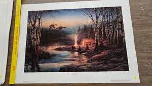 lot 283 image: Twilight Glow, Terry Redlin,245960, Pencil Signed