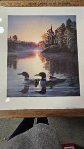 lot 314 image: Matins-Common Loons, James Meger, 11252500