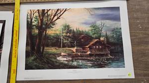 lot 306 image: Summer (1st of Changing Seasons Series) Terry Redlin, Pencil Signed, 205960