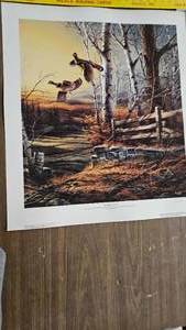 lot 300 image: Breaking Cover, Terry Redlin, Pencil Signed, 205960