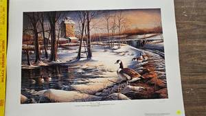 lot 298 image: Whistle Stop, Terry Redlin, Pencil Signed, 205960