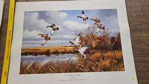 lot 294 image: Green Head Country, David Maass, Pencil Signed, 1984 MN DU Sponser Print of the Year