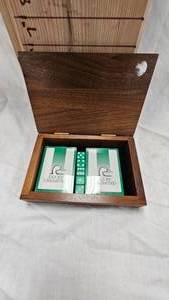 lot 209 image: Ducks Unlimited CardDice Set in Wood Box, Cards unopened