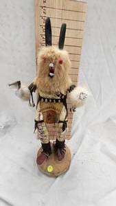 lot 225 image: Spirit Chaser Kachinna Doll-Native American Art by Eagle Wolf