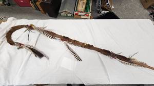 lot 257 image: Coup Stick-Used often to determine Bravery in Native American Culture