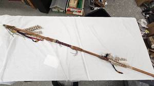 lot 258 image: Native American SpearCeremonial Spear
