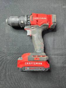lot 12 image: Craftsman V20 Cordless Drill with Battery and Charger