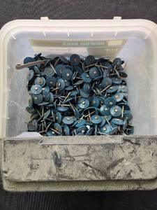 lot 40 image: Simpson Strong-Tie 6x6 Adjustable Post Base with Roofing Nails Set