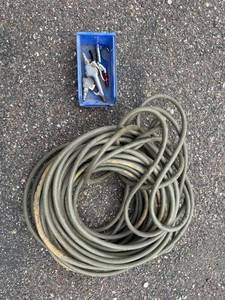 lot 90 image: Heavy Duty Air Hose with Air Blow Guns and Connectors