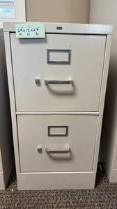lot 214 image: HON 2-Drawer Vertical File Cabinet 29x15x27 Inch