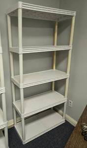 lot 238 image: Plastic 5-Shelf Storage Rack 70x34x15 Inches