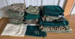lot 246 image: Collection of Assorted Bath and Hand Towels with Decorative Trim