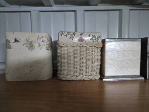 lot 248 image: Set of Decorative Tissue Box Covers in Various Styles