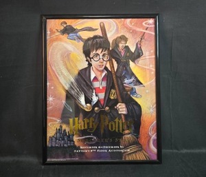lot 63 image: Framed Harry Potter and the Sorcerers Stone Poster 29x23 Inches