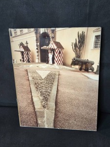 lot 65 image: Framed Photograph of Palace Guards with Cannon 14x11 Inch