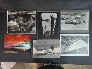 lot 81 image: Set of 6 Vintage Northwest Airlines Aviation Photographs