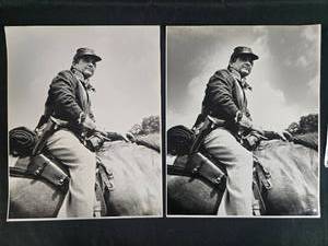 lot 83 image: Collection of Black and White Civil War Reenactment Photographs