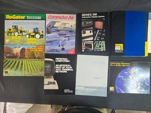 lot 84 image: Collection of 1980s Vintage Technology and Aviation Brochures and Manuals