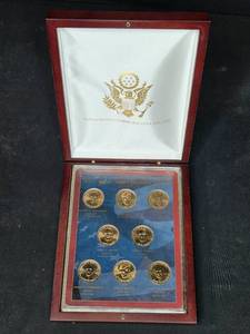 lot 154 image: 2015 United States Presidential Dollar Coin Set in Display Case