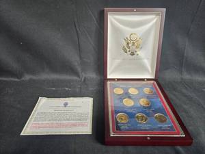 lot 165 image: 2012 United States Presidential Dollar Coin Set in Display Case