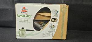 lot 176 image: Bissell Steam Shot Handheld Hard Surface Cleaner in Box