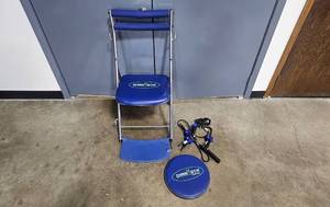 lot 178 image: Chair Gym Total Body Workout System with Resistance Bands and Twister Disc