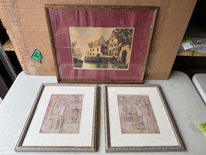 lot 29 image: Lot of 3 Framed Photos