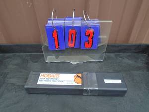 lot 103 image: 5lb box of Hobart 7018 rod. As shown.