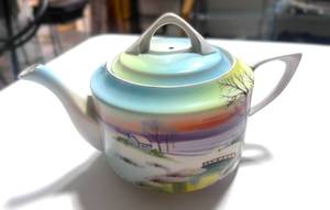 lot 55 image: Hand Painted Nippon Tea Pot