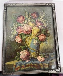 lot 41 image: Vintage Framed Lithograph by Lydia Dunham Smith Fabian