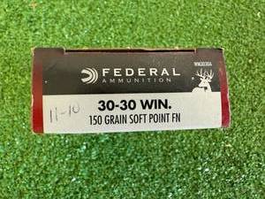 lot 13 image: Federal 30-30 WIN 150 gr Soft Point FN