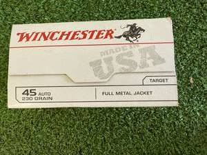 lot 27 image: 100 Rounds Winchester 45 Auto 230 Gr Full Metal Jacket