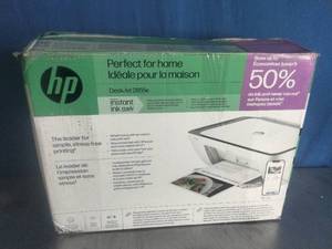 lot 39 image: HP DeskJet 2855e Multifunction Wireless Inkjet Printer