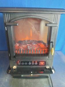 lot 42 image: LifeSmart 17 3-Sided Electric Stove Heater with Top Heater