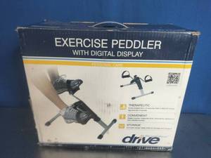 lot 52 image: Drive Medical Folding Exercise Peddler with Digital Display