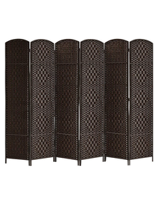 lot 43 image: Diamond Weave 6-Panel Room Divider
